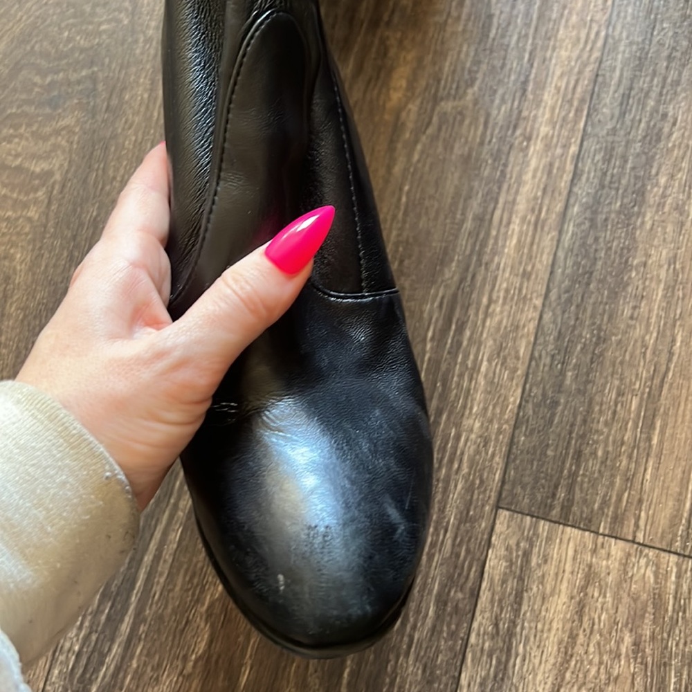 Stuart Weitzman Black Heeled Boots - Picture 2 of 9